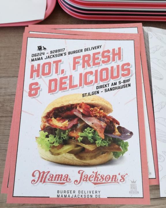 Mama Jacksons Burger Delivery